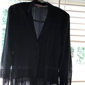 Emporia Armani blouse with fringe